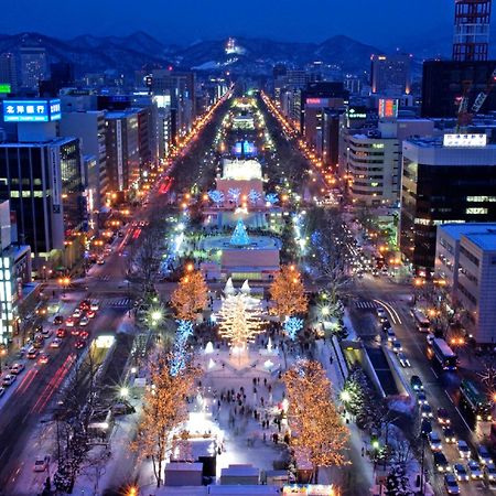 Apa Hotel Sapporo Susukino Ekimae Bagian luar foto