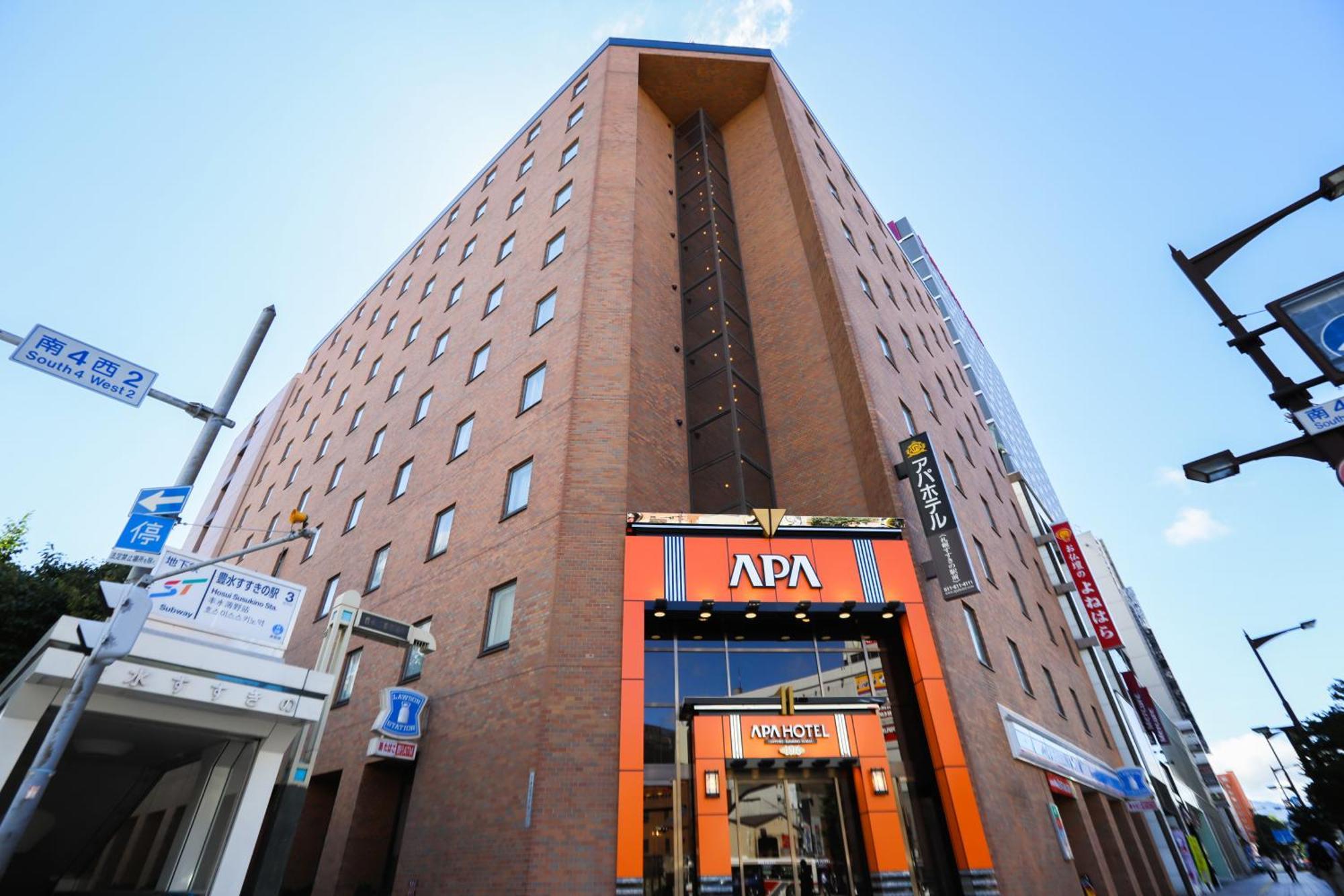 Apa Hotel Sapporo Susukino Ekimae Bagian luar foto