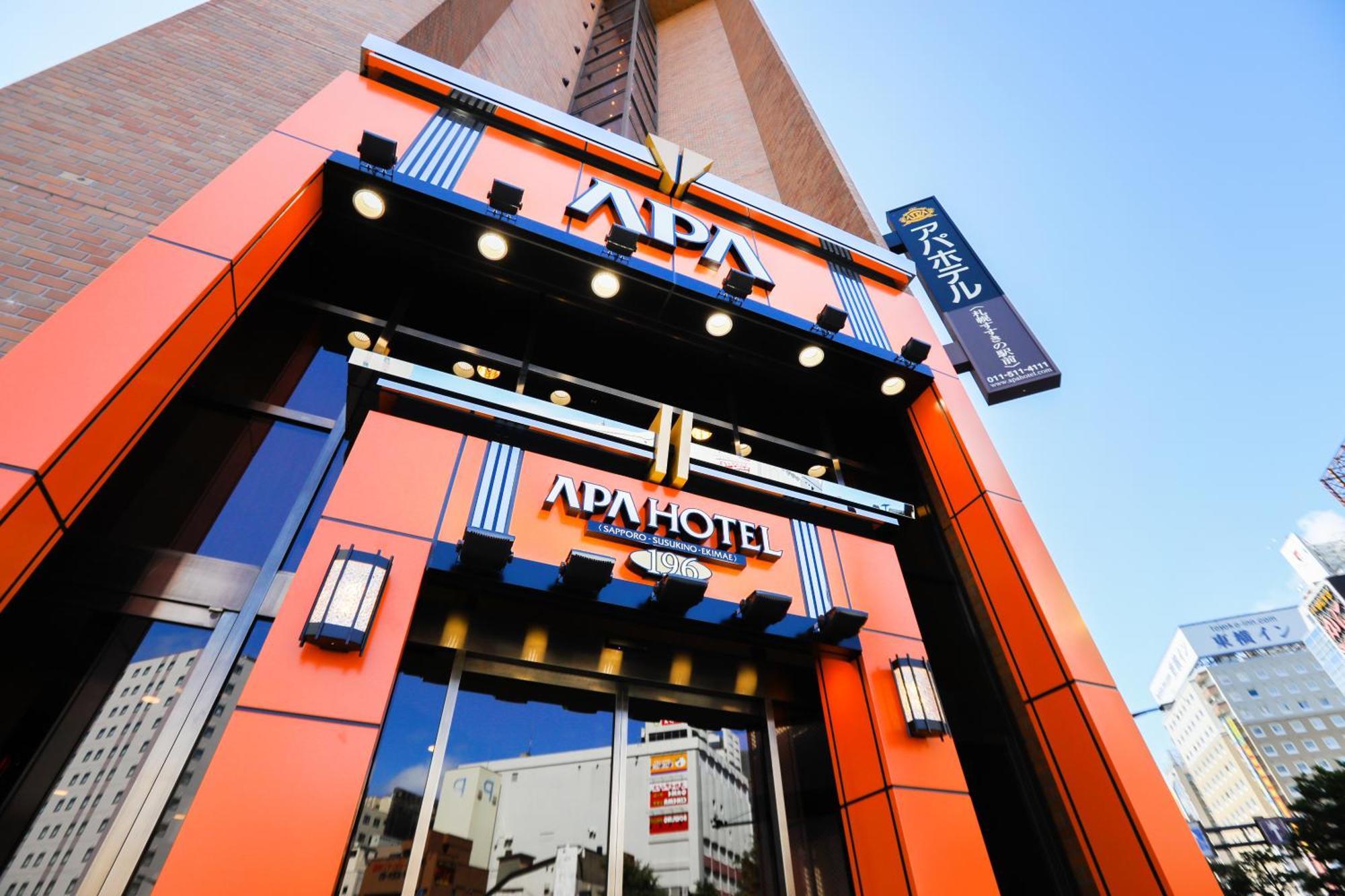 Apa Hotel Sapporo Susukino Ekimae Bagian luar foto