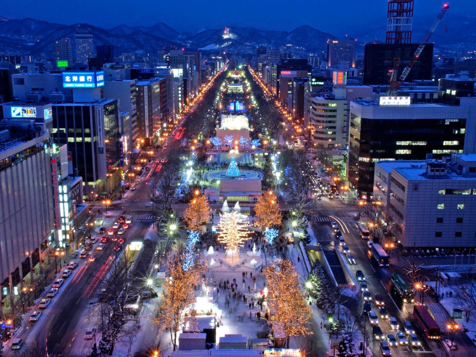 Apa Hotel Sapporo Susukino Ekimae Bagian luar foto